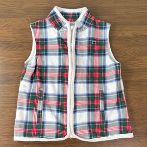 crown & ivy Plaid Kids Vest - Red, Green, Blue, White